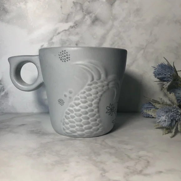 STARBUCKS 2016 Anniversary 12oz Mermaid Siren Tail Sea Star Mug - Picture 3 of 8